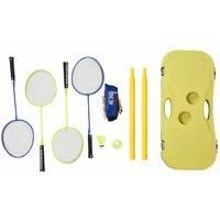 270cm Foldable Badminton Net Home Sports Fitness w/ Accessories - Homcom
