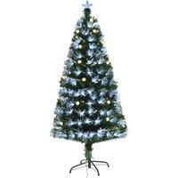 Bon Noel 5ft Green Pre-Lit Artificial Christmas Tree with 180 White LEDs & Star Topper