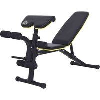HOMCOM Sit-Up Dumbbell Bench Duo Adjustable Seat Back Home Fitness Gym Practice