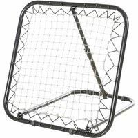 HOMCOM Angle Adjustable Rebounder Net Goal Training Set Suitable For Football, Baseball, Basketball Daily Training Black - 78L x 84W x 65-75H cm