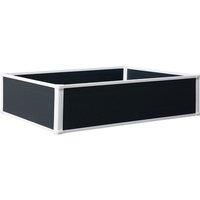 Outsunny Garden Raised Bed Planter Grow Containers for Outdoor Patio Plant Flower Vegetable Pot PP 120 x 90 x 30 cm