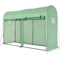 Outsunny Garden Plant Tomato Growth Greenhouse W/ 2 Doors 4 Windows 3 x 1 x 2M