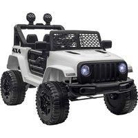 Reiten Kids SUV Truck 12V Electric Ride On Car with Remote Control - White