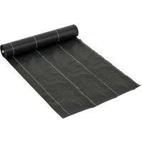 Outsunny 2x50m Gardener Premium Weed Barrier Landscape Fabric Durable & Heavy-Duty Weed Block Gardening Mat, Easy Setup & Superior Weed Control Convenient Design