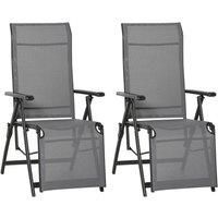 Outsunny Recliner Patio Lounge Chair