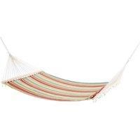 Outsunny Double Outdoor Patio Cotton Hammock Swing Bed with Pillow, 188 x 140 cm, Green