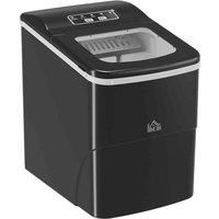 Portable Ice Maker Automatic Cleaning 12kg/24H Production Scoop Basket