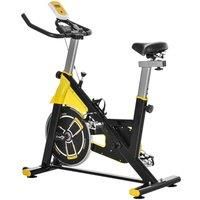 Homcom Exercise Bike 6Kg Flywheel Belt Drive W/Adjustable Resistance Lcd Display