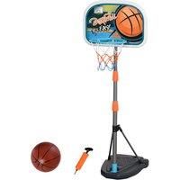 HOMCOM Kids Height Adjustable Aluminium Basketball Hoop Stand w/ Ball