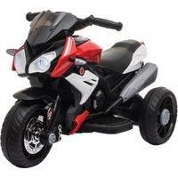 HOMCOM Kids 6V Battery Steel Enforced Motorcycle Ride On Trike Red