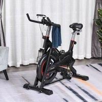 Stationary Exercise Bike 10kg Flywheel Gym Office Training Fitness w/LCD Monitor