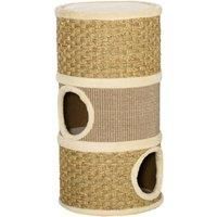 Cat Scratching Barrel Climbing Frame Covered with Sisal and Seaweed Rope