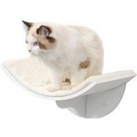 PawHut Wood Cat Shelves Wall-Mounted Shelter Curved Kitten Bed Cat Perch Climber Cat Furniture