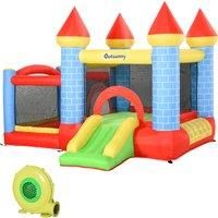 Kids Bounce Castle Inflatable Trampoline Slide Pool Basket 2.8 x 2.6 x 2.1m
