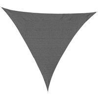 5x5m Triangle Sun Shade Sail Outdoor UV Protection Canopy w/ Steel Rings