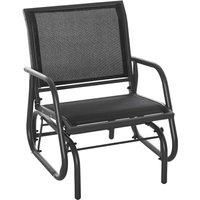 Outsunny Gliding Chair - Grey