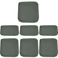 Outsunny Rattan Garden Wicker Patio Furniture Cushion Cover Sofa Cover Replacement - COVER ONLY, Grey