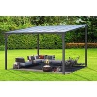 Outdoor Garden Pergola With Tinted Roof - 2 Sizes!