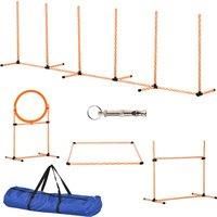 Pet Agility Training Equipment Dog Play Run Jump Hurdle Obedience Training Set