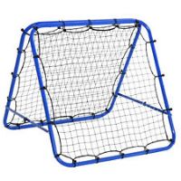 HOMCOM Rebounder Net Football Target Goal Training Adjustable Angles