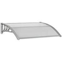 Outsunny Door Canopy Awning Outdoor Window Rain Shelter for Door 100 x 80cm
