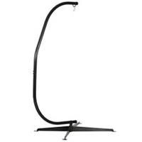 Outsunny Hammock Chair Stand Only Heavy Duty Metal C-Stand Indoor or Outdoor