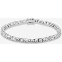 Starbright Silver 3.5mm Round Cubic Zirconia 7.5" Tennis Bracelet B414(3.5M) 7.5~ 3A