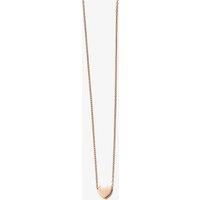 9ct Rose Gold Heart 17" Necklace GN235