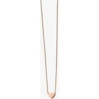 9ct Rose Gold Heart 17" Necklace GN235