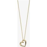 9ct Yellow Gold Open Heart Pendant GP2173 GN141