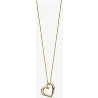 9ct Yellow Gold Open Heart Pendant GP2173 GN141