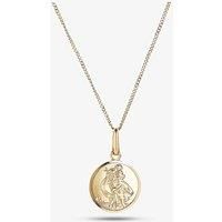 9ct Gold St Christopher and Chain