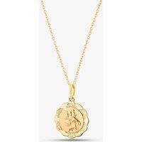 9ct Gold St Christopher and Chain