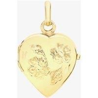 9ct Gold Heart Daisy Locket Chain 1-65-1713