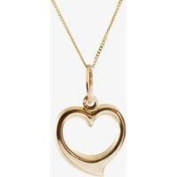 9ct Gold Small Open Heart Pendant 1610063