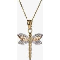 9ct 3 Colour Dragonfly Pendant 3.63.1103