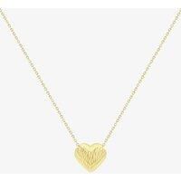 9ct Gold Diamond Cut Heart Pendant 1.19.6344