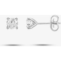 18ct White Gold 1.00ct 4 Claw Diamond Stud Earrings NTE99D-18WG
