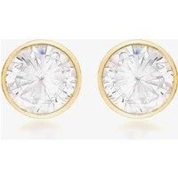 9ct Yellow Gold Small Cubic Zirconia Stud Earrings 1.57.9949