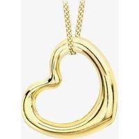 9ct Yellow Gold Sliding Heart Pendant 1.61.8659