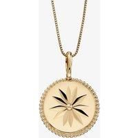 9ct Yellow Gold Wellness Symbol Necklace GP2281 GN141