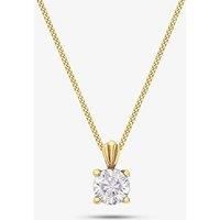 9ct Yellow Gold Crystal Pendant 1.68.5302