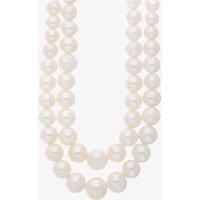 9ct Yellow Gold Two Strand Graduated Freshwater Pearl Necklace POZ827SD/FW