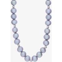 9ct White Gold Grey Freshwater Pearl and Textured Bead 18" Necklace POZ70029FW