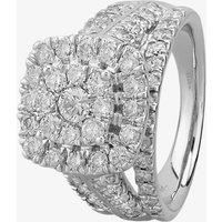 9ct White Gold 2.00ct Diamond Shouldered Cushion Cluster Ring THR18930-200 L