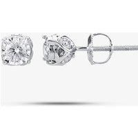 9ct White Gold 0.50ct Four Claw Diamond Stud Earrings THE1968350