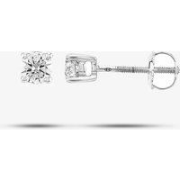 18ct White Gold 0.50ct Four Claw Diamond Stud Earrings THE253450 18KW