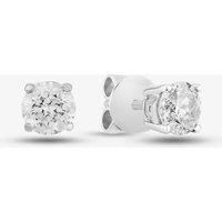 18ct White Gold 1.00ct Four Claw Diamond Stud Earrings THE2534-100W