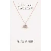 Sentiments Life is a Journey Carriage Pendant 12221