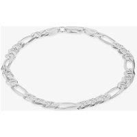 Sterling Silver 8 Inch Figaro Bracelet 8.25.0023